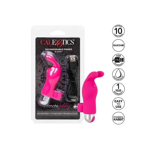 Rechargeable Finger Bunny - Roze van het merk Intimate Play - Vinger Vibrators - online kopen bij Masculum.nl. De discrete online seks-toys en erotisch heren ondergoed winkel voor gay & hetero mannen.