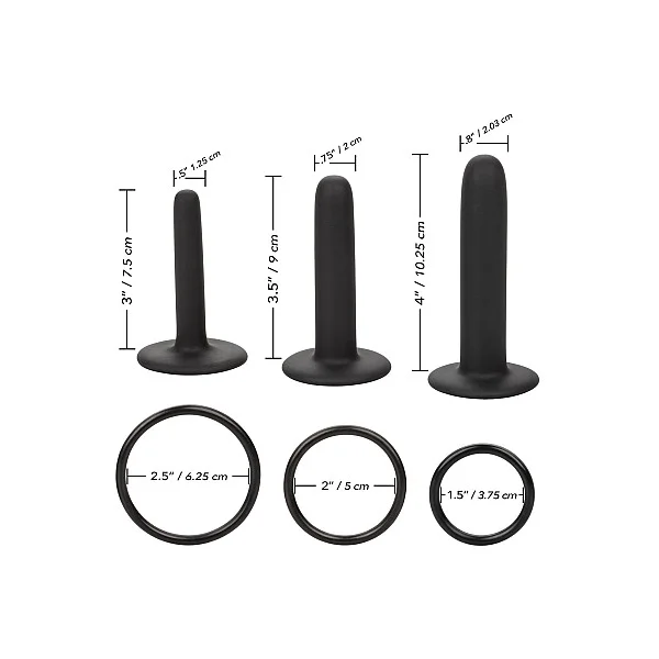 Boundless Silicone Pegging Kit - Zwart van het merk Boundless - Voorbinddildo's - online bestellen bij Masculum.nl. De discrete online seks-toys en erotisch heren ondergoed winkel voor gay & hetero mannen.