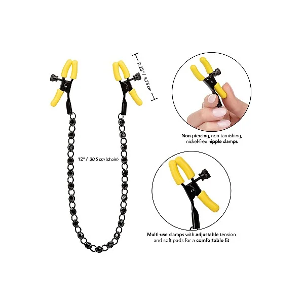 Boundless Nipple Teasers - Zwart van het merk Boundless - Tepelklemmen - online kopen bij Masculum.nl. De discrete online seks-toys en erotisch heren ondergoed winkel voor gay & hetero mannen.