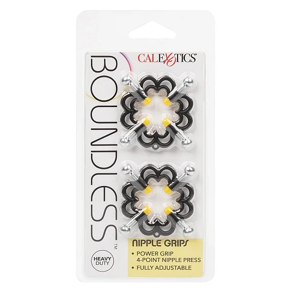 Boundless Nipple Grips - Zwart van het merk Boundless - Tepelklemmen - online kopen bij Masculum.nl. De discrete online seks-toys en erotisch heren ondergoed winkel voor gay & hetero mannen.
