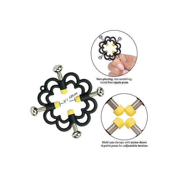 Boundless Nipple Grips - Zwart van het merk Boundless - Tepelklemmen - online kopen bij Masculum.nl. De discrete online seks-toys en erotisch heren ondergoed winkel voor gay & hetero mannen.