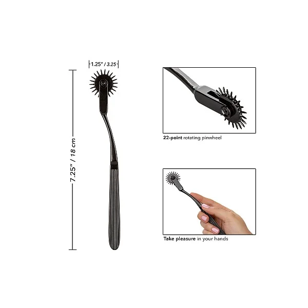 Boundless Pleasure Wheel - Zwart van het merk Boundless - Pinwheels - online kopen bij Masculum.nl. De discrete online seks-toys en erotisch heren ondergoed winkel voor gay & hetero mannen.
