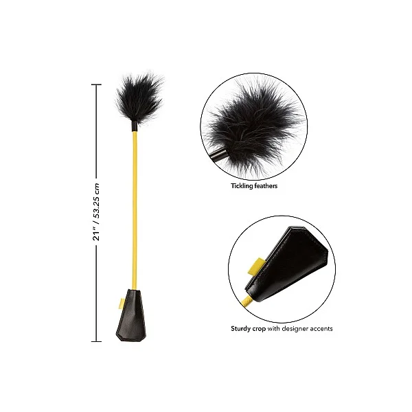 Boundless Feather Crop - Zwart van het merk Boundless - Paddles - online bestellen bij Masculum.nl. De discrete online seks-toys en erotisch heren ondergoed winkel voor gay & hetero mannen.