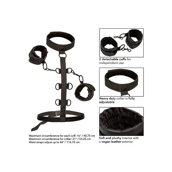 Boundless Collar Restraint - Zwart van het merk Boundless - Bondage Sets - online bestellen bij Masculum.nl. De discrete online seks-toys en erotisch heren ondergoed winkel voor gay & hetero mannen.