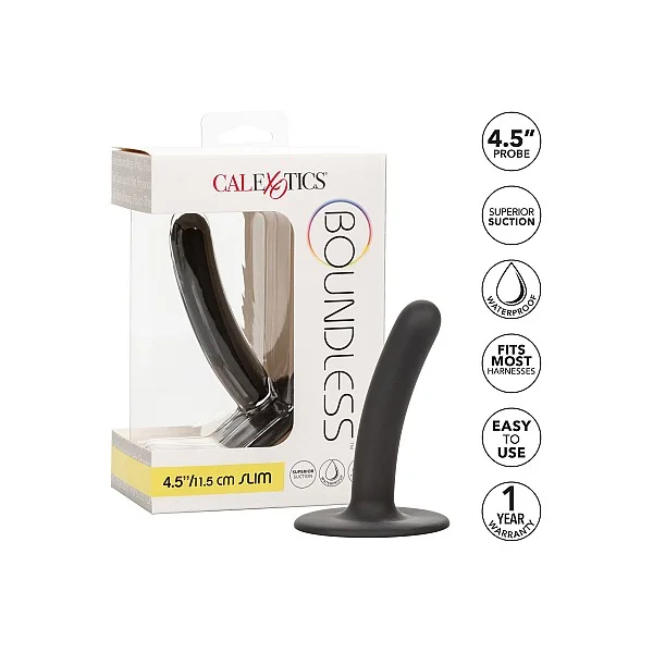 Boundless 4.5/11.5cm Slim - Zwart van het merk Boundless - Dildo's - online bestellen bij Masculum.nl. De discrete online seks-toys en erotisch heren ondergoed winkel voor gay & hetero mannen.