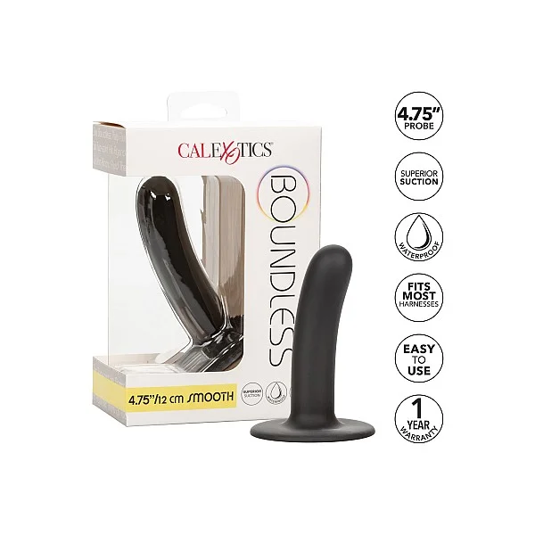 Boundless 4.75/12cm Smooth - Zwart van het merk Boundless - Dildo's - online bestellen bij Masculum.nl. De discrete online seks-toys en erotisch heren ondergoed winkel voor gay & hetero mannen.