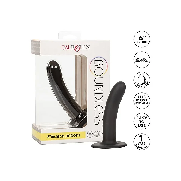 Boundless 6/15.25cm Smooth - Zwart van het merk Boundless - Dildo's - online kopen bij Masculum.nl. De discrete online seks-toys en erotisch heren ondergoed winkel voor gay & hetero mannen.