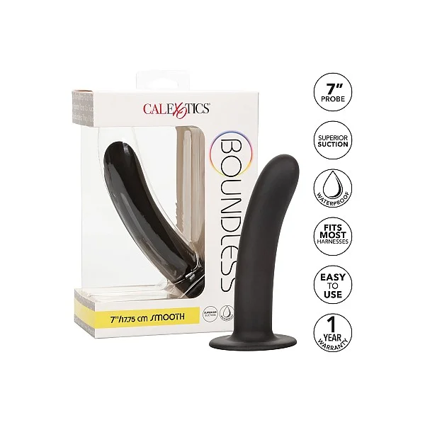 Boundless 7/17.75cm Smooth - Zwart van het merk Boundless - Dildo's - online bestellen bij Masculum.nl. De discrete online seks-toys en erotisch heren ondergoed winkel voor gay & hetero mannen.