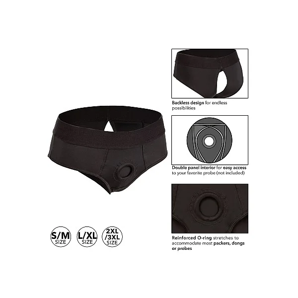Boundless Backless Brief - Zwart van het merk Boundless -  - online kopen bij Masculum.nl. De discrete online seks-toys en erotisch heren ondergoed winkel voor gay & hetero mannen.