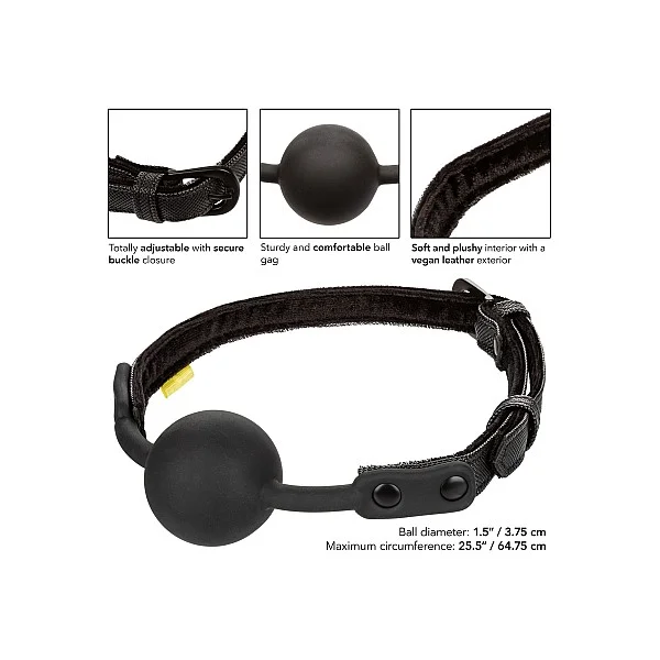 Boundless Ball Gag - Zwart van het merk Boundless - Ball Gags - online bestellen bij Masculum.nl. De discrete online seks-toys en erotisch heren ondergoed winkel voor gay & hetero mannen.