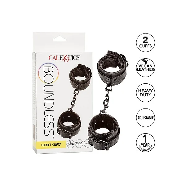 Boundless Wrist Cuffs - Zwart van het merk Boundless - Boeien - online bestellen bij Masculum.nl. De discrete online seks-toys en erotisch heren ondergoed winkel voor gay & hetero mannen.