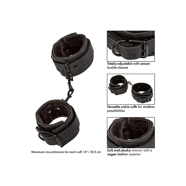 Boundless Ankle Cuffs - Zwart van het merk Boundless - Boeien - online bestellen bij Masculum.nl. De discrete online seks-toys en erotisch heren ondergoed winkel voor gay & hetero mannen.