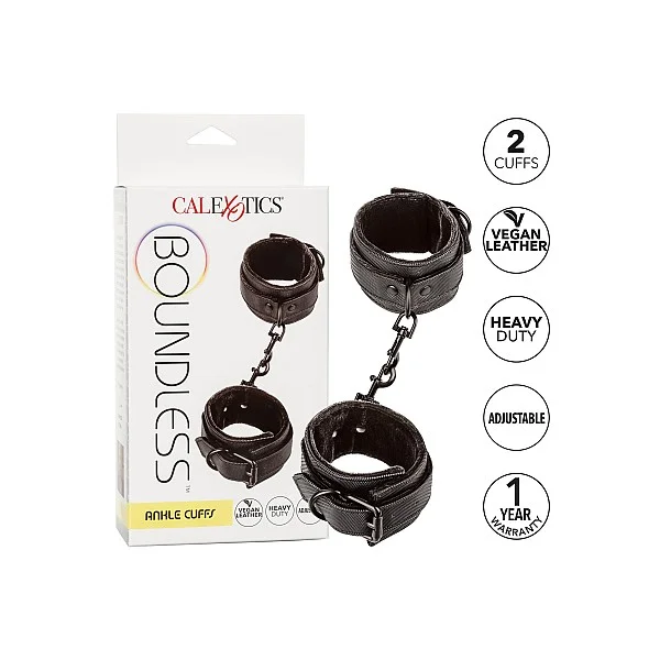 Boundless Ankle Cuffs - Zwart van het merk Boundless - Boeien - online bestellen bij Masculum.nl. De discrete online seks-toys en erotisch heren ondergoed winkel voor gay & hetero mannen.