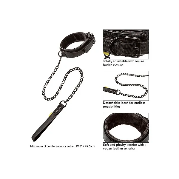 Boundless Collar & Leash - Zwart van het merk Boundless - BDSM Collars - online bestellen bij Masculum.nl. De discrete online seks-toys en erotisch heren ondergoed winkel voor gay & hetero mannen.