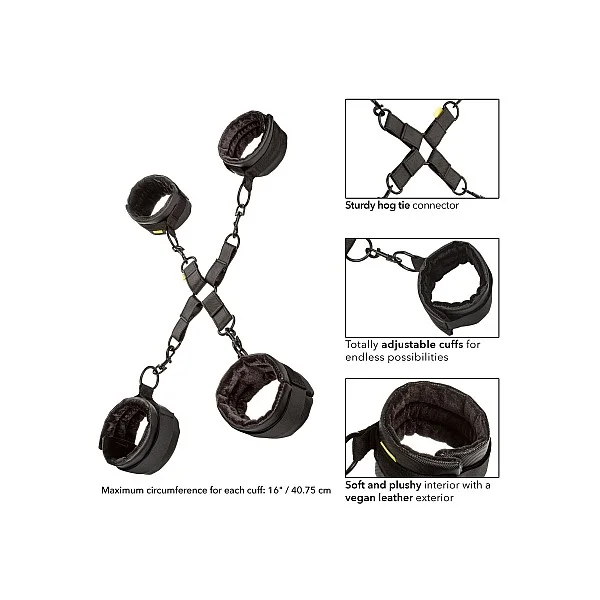 Boundless Hog Tie - Zwart van het merk Boundless - Bondage Sets - online kopen bij Masculum.nl. De discrete online seks-toys en erotisch heren ondergoed winkel voor gay & hetero mannen.