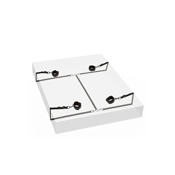 Boundless Bed Restraint - Zwart van het merk Boundless - Bondage Sets - online bestellen bij Masculum.nl. De discrete online seks-toys en erotisch heren ondergoed winkel voor gay & hetero mannen.