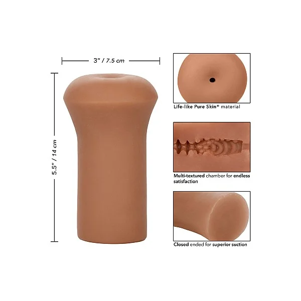 Boundless Stroker - Caramel huidskleur van het merk Boundless - Sleeve Masturbators - online kopen bij Masculum.nl. De discrete online seks-toys en erotisch heren ondergoed winkel voor gay & hetero mannen.