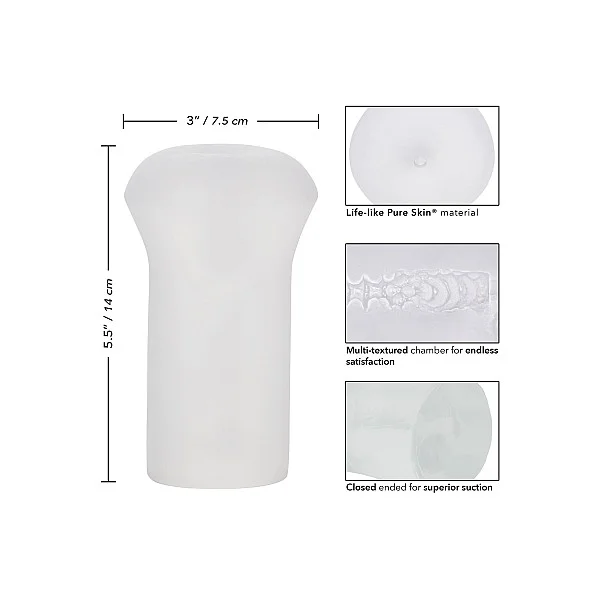 Boundless Stroker - Transparant van het merk Boundless - Sleeve Masturbators - online bestellen bij Masculum.nl. De discrete online seks-toys en erotisch heren ondergoed winkel voor gay & hetero mannen.