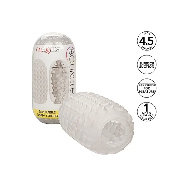 Boundless Nubby Stroker - Transparant van het merk Boundless - Sleeve Masturbators - online kopen bij Masculum.nl. De discrete online seks-toys en erotisch heren ondergoed winkel voor gay & hetero mannen.