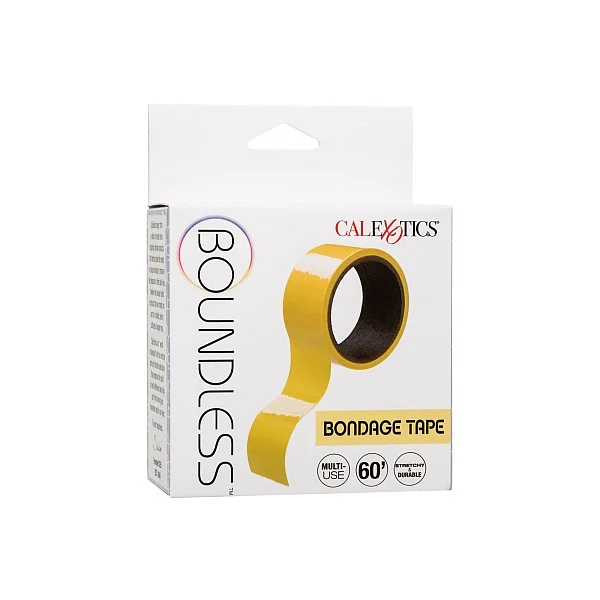 Boundless Bondage Tape - Geel van het merk Boundless - Bondage Touwen - online kopen bij Masculum.nl. De discrete online seks-toys en erotisch heren ondergoed winkel voor gay & hetero mannen.