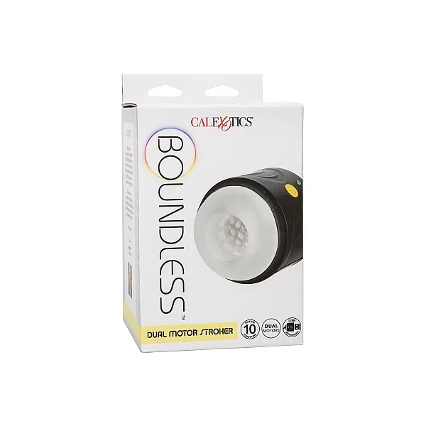 Boundless Dual Motor Stroker - Zwart van het merk Boundless - Sleeve Masturbators - online bestellen bij Masculum.nl. De discrete online seks-toys en erotisch heren ondergoed winkel voor gay & hetero mannen.