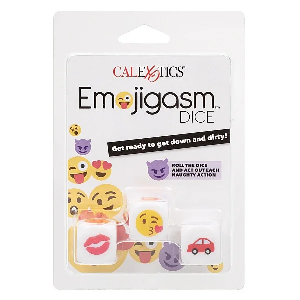 Emojigasm Dice - Assortiment van het merk CalExotics -  - online kopen bij Masculum.nl. De discrete online seks-toys en erotisch heren ondergoed winkel voor gay & hetero mannen.