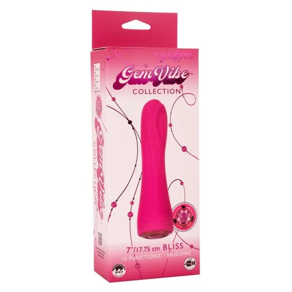 Gem Vibe Collection Bliss - Roze van het merk Gem Vibe - Waterdichte Vibrators - online kopen bij Masculum.nl. De discrete online seks-toys en erotisch heren ondergoed winkel voor gay & hetero mannen.