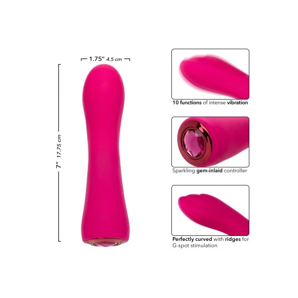 Gem Vibe Collection Curve - Roze van het merk Gem Vibe - Waterdichte Vibrators - online bestellen bij Masculum.nl. De discrete online seks-toys en erotisch heren ondergoed winkel voor gay & hetero mannen.