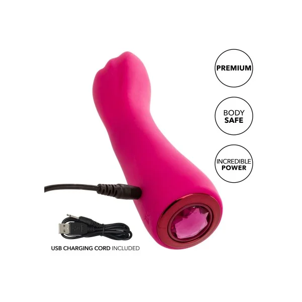 Gem Vibe Collection Curve - Roze van het merk Gem Vibe - Waterdichte Vibrators - online bestellen bij Masculum.nl. De discrete online seks-toys en erotisch heren ondergoed winkel voor gay & hetero mannen.