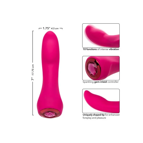 Gem Vibe Collection Glider - Roze van het merk Gem Vibe - Siliconen Vibrators - online bestellen bij Masculum.nl. De discrete online seks-toys en erotisch heren ondergoed winkel voor gay & hetero mannen.