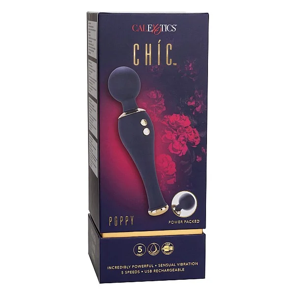 Chic Poppy - Blauw van het merk Chic - Wand Massagers - online kopen bij Masculum.nl. De discrete online seks-toys en erotisch heren ondergoed winkel voor gay & hetero mannen.