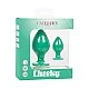 Cheeky Buttplug - Groen van het merk Cheeky - Buttplugs - online kopen bij Masculum.nl. De discrete online seks-toys en erotisch heren ondergoed winkel voor gay & hetero mannen.