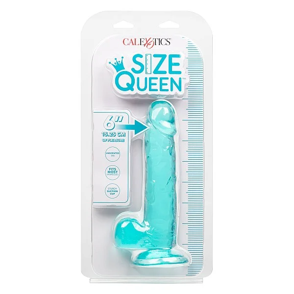 Queen Size Dong 6 Inch - Blauw van het merk Size Queen - Realistische Dildo's - online kopen bij Masculum.nl. De discrete online seks-toys en erotisch heren ondergoed winkel voor gay & hetero mannen.