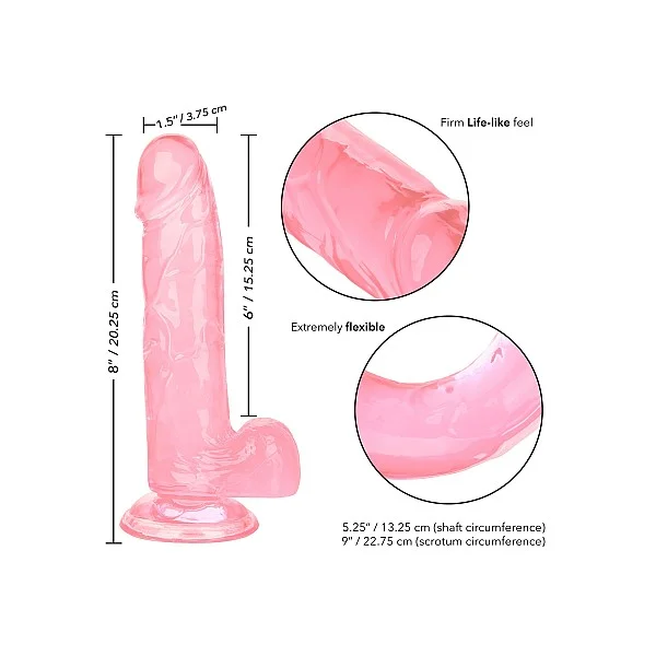 Queen Size Dong 6 Inch - Roze van het merk Size Queen - Realistische Dildo's - online kopen bij Masculum.nl. De discrete online seks-toys en erotisch heren ondergoed winkel voor gay & hetero mannen.