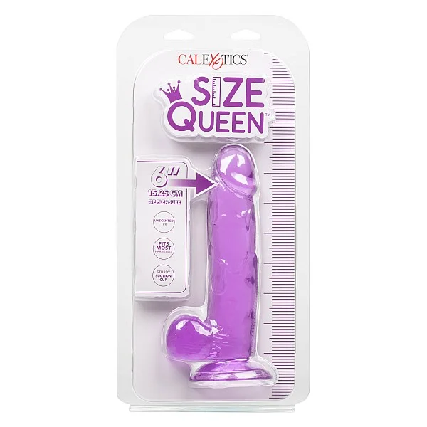 Queen Size Dong 6 Inch - Paars van het merk Size Queen - Realistische Dildo's - online bestellen bij Masculum.nl. De discrete online seks-toys en erotisch heren ondergoed winkel voor gay & hetero mannen.