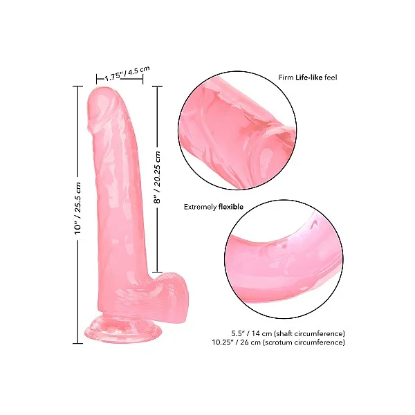 Queen Size Dong 8 Inch - Roze van het merk Size Queen - Realistische Dildo's - online kopen bij Masculum.nl. De discrete online seks-toys en erotisch heren ondergoed winkel voor gay & hetero mannen.