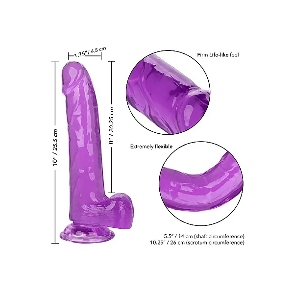 Queen Size Dong 8 Inch - Paars van het merk Size Queen - Realistische Dildo's - online bestellen bij Masculum.nl. De discrete online seks-toys en erotisch heren ondergoed winkel voor gay & hetero mannen.