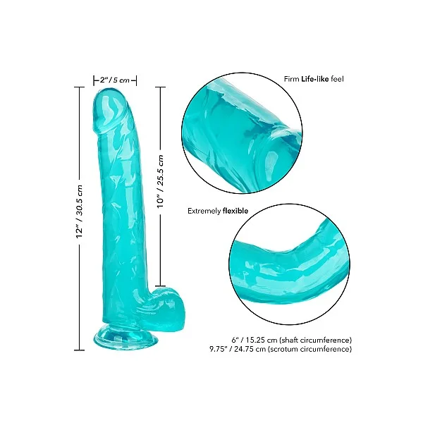 Queen Size Dong 10 Inch - Blauw van het merk Size Queen - Realistische Dildo's - online kopen bij Masculum.nl. De discrete online seks-toys en erotisch heren ondergoed winkel voor gay & hetero mannen.