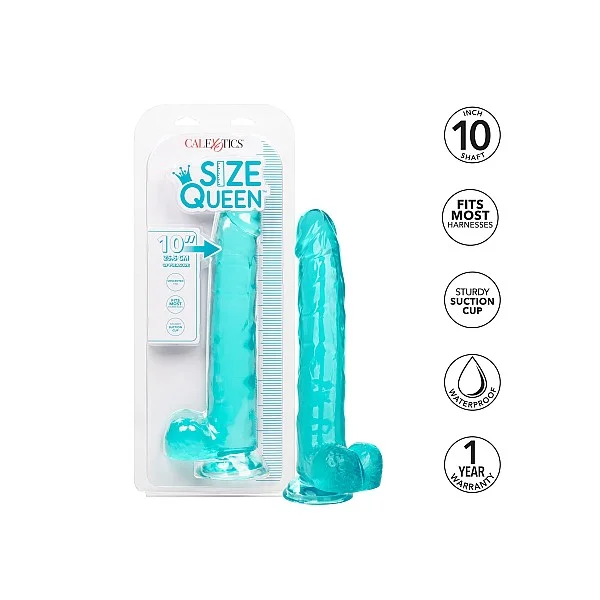 Queen Size Dong 10 Inch - Blauw van het merk Size Queen - Realistische Dildo's - online kopen bij Masculum.nl. De discrete online seks-toys en erotisch heren ondergoed winkel voor gay & hetero mannen.