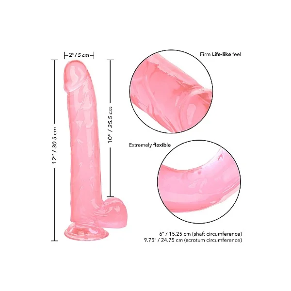 Queen Size Dong 10 Inch - Roze van het merk Size Queen - Realistische Dildo's - online kopen bij Masculum.nl. De discrete online seks-toys en erotisch heren ondergoed winkel voor gay & hetero mannen.