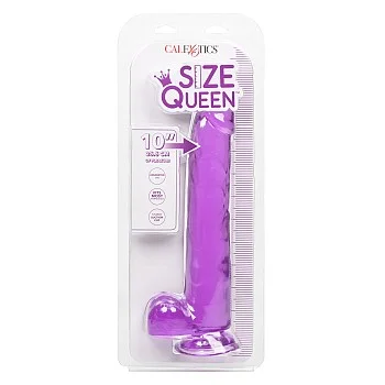 Queen Size Dong 25,40 cm - Paars
