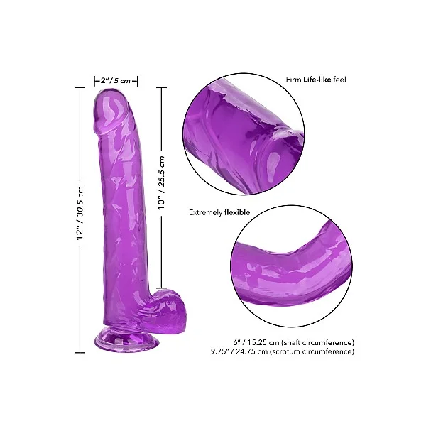Queen Size Dong 10 Inch - Paars van het merk Size Queen - Realistische Dildo's - online bestellen bij Masculum.nl. De discrete online seks-toys en erotisch heren ondergoed winkel voor gay & hetero mannen.