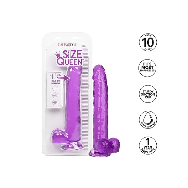 Queen Size Dong 10 Inch - Paars van het merk Size Queen - Realistische Dildo's - online bestellen bij Masculum.nl. De discrete online seks-toys en erotisch heren ondergoed winkel voor gay & hetero mannen.