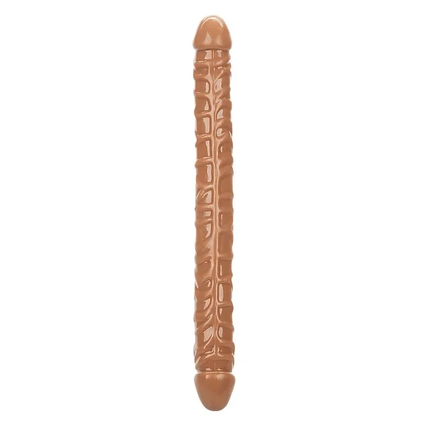Size Queen Double Dong 17 Inch - Bruine huidskleur van het merk Size Queen - Dubbele Dildo's - online bestellen bij Masculum.nl. De discrete online seks-toys en erotisch heren ondergoed winkel voor gay & hetero mannen.