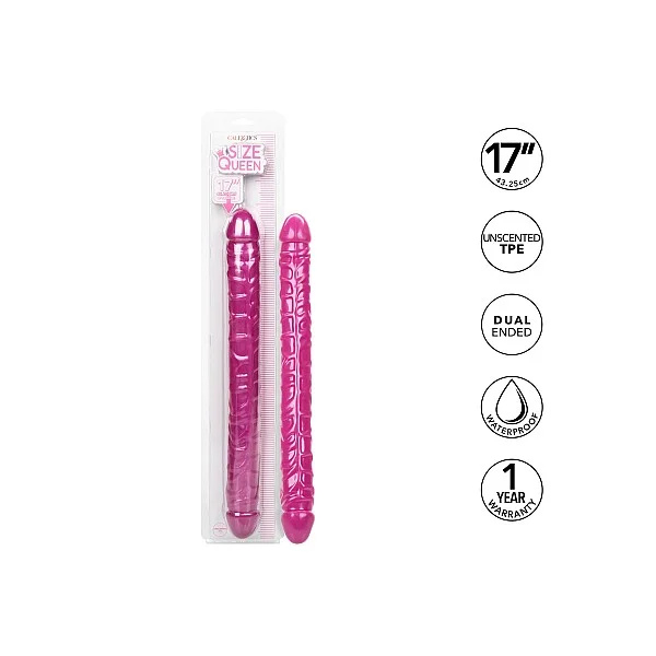 Size Queen Double Dong 17 Inch - Roze van het merk Size Queen - Dubbele Dildo's - online bestellen bij Masculum.nl. De discrete online seks-toys en erotisch heren ondergoed winkel voor gay & hetero mannen.
