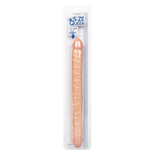 Size Queen Double Dong 17 Inch - Lichte huidskleur van het merk Size Queen - Dubbele Dildo's - online kopen bij Masculum.nl. De discrete online seks-toys en erotisch heren ondergoed winkel voor gay & hetero mannen.
