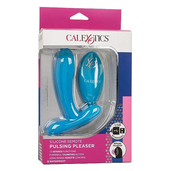 Silicone Remote Puls Pleaser - Blauw van het merk Remote Controlled Vibes - Anaal Dildo's - online bestellen bij Masculum.nl. De discrete online seks-toys en erotisch heren ondergoed winkel voor gay & hetero mannen.