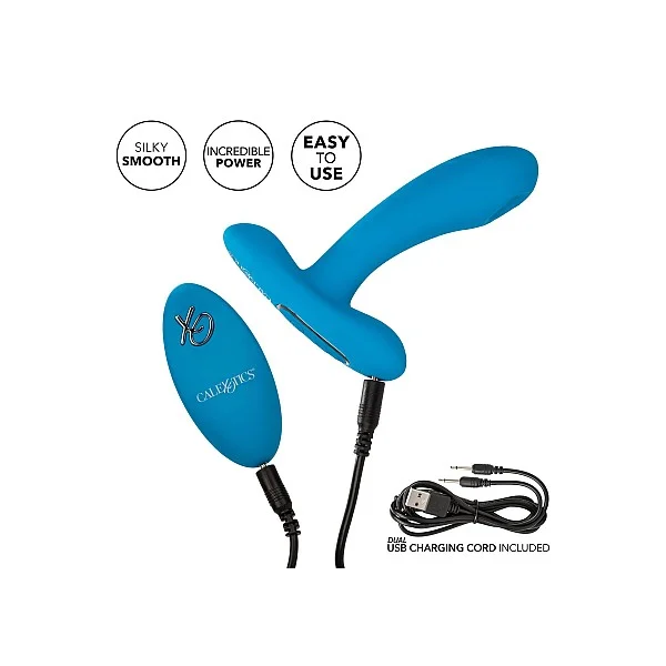 Silicone Remote Puls Pleaser - Blauw van het merk Remote Controlled Vibes - Anaal Dildo's - online bestellen bij Masculum.nl. De discrete online seks-toys en erotisch heren ondergoed winkel voor gay & hetero mannen.