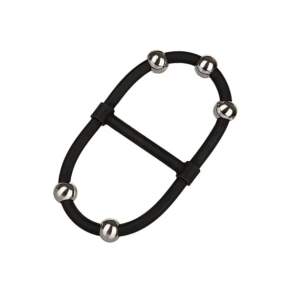 Beaded Dual Silicone Maximizer - Zwart van het merk Rings - Cockringen - online bestellen bij Masculum.nl. De discrete online seks-toys en erotisch heren ondergoed winkel voor gay & hetero mannen.
