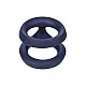Viceroy Dual Ring - Blauw van het merk Viceroy - Cockringen - online bestellen bij Masculum.nl. De discrete online seks-toys en erotisch heren ondergoed winkel voor gay & hetero mannen.